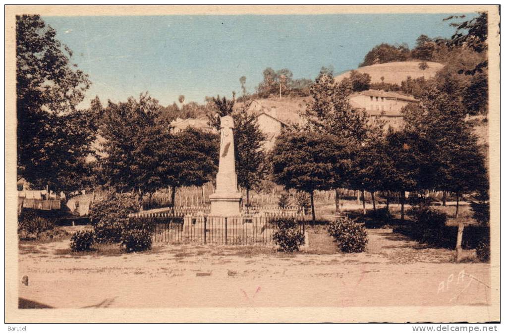 VABRE - Monument Aux Morts Et Jardin Public - Vabre