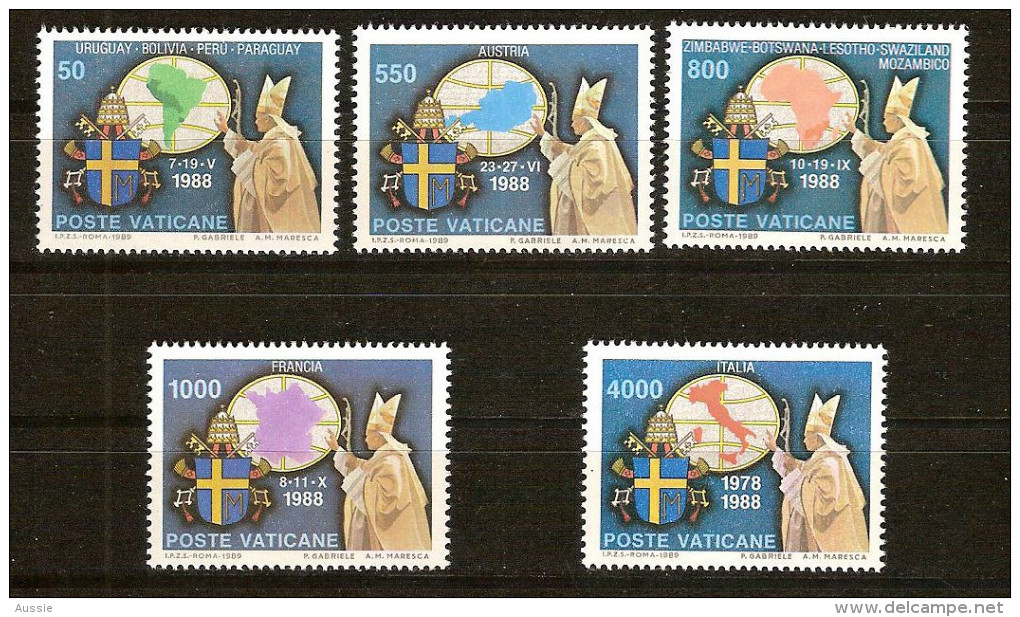 Vatican Vatikaan 1990  Yvertn° 867-71 *** MNH Cote 15.00 Euro - Ungebraucht