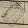 Spoorweg-dokument CHEMIN DE FER DU NORD Met Stempel NORD-BELGE / GIVET 2 Op 14/2/1930 -> Haren - Nord Belge
