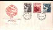 Ceslovenko 1951 FDC With Lenin,Stalin. - Lenin