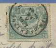 SP 102 Op Postkaart Met Cirkelstempel ANVERS Op 31/5/1921, T-stempel Aangebracht, ZELDZAAM Spoorwegzegel Op Poststuk !!! - Autres & Non Classés