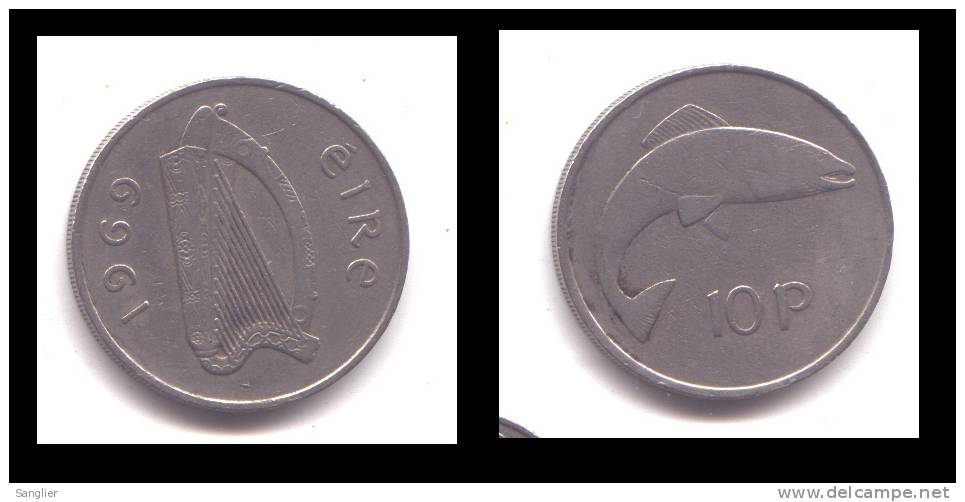 10 PENCE 1969 - Irlande