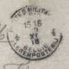 Postkaart Met Stempel POSTES MILITAIRES BELGIQUE 4 Op 10/11/1918!!! (11/11/18 Armistice) Verzonden HMB Calais - Armeestempel