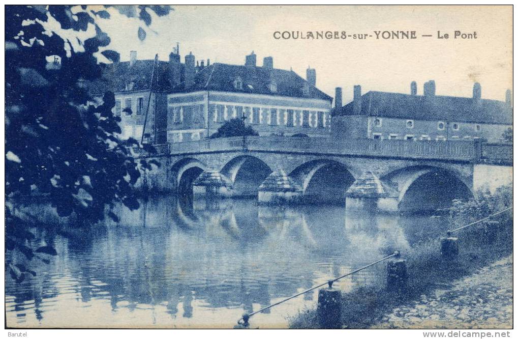 COULANGES SUR YONNE - Le Pont - Coulanges Sur Yonne