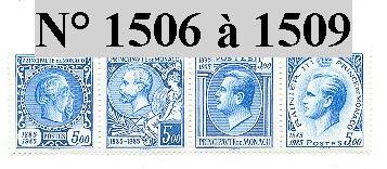 Timbre De Monaco N° 1506 A 1509 - Sonstige & Ohne Zuordnung