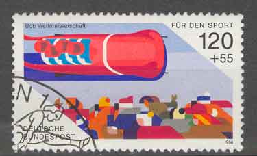 Allemagne 1986. Bobsleig. - Inverno