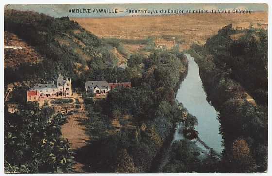 Aywaille - Panorama, Vu Du Donjon En Ruines Du Vieux Château - Aywaille