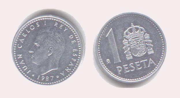 1 PESETA 1987 SUP - 1 Peseta