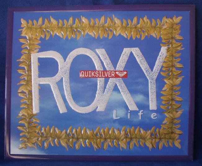 Plaque Métal "QUIKSILVER" Roxy. - Tin Signs (after1960)