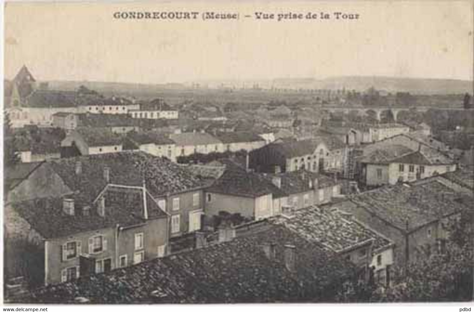 55 . GONDRECOURT . VUE PRISE DE LA TOUR . - Gondrecourt Le Chateau