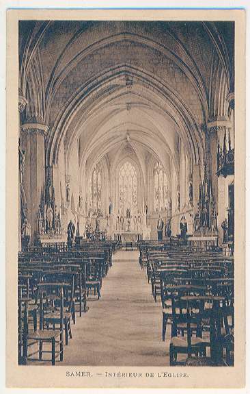 SAMER - Intérieur De L´Eglise - Samer