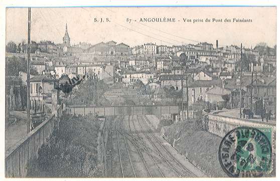 SJS 87 - ANGOULEME - Vue Prise Du Pont Des Fainéants - Chateauneuf Sur Charente