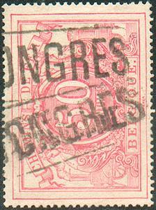 CP N°11 – 50 Cent. Rose, Obl. Gr. Enc. De TONGRES.  TB.  -- 516 - Other & Unclassified