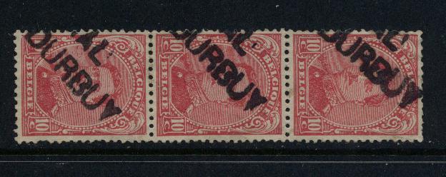 138(3)  Met  Naamstempel BOMAL / SOUS DURBUY ( Noodstempel) - 1915-1920 Albert I.