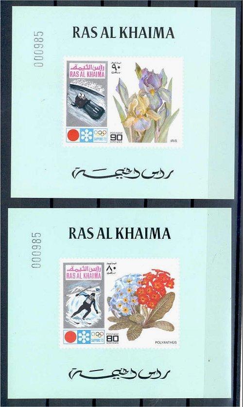 RAS AL KHAIMA, 6 PROOFS - SAPPORO 1972 - OLYMPIC GAMES! - Hiver 1972: Sapporo