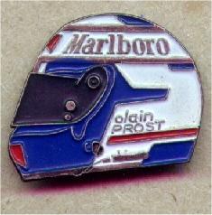 PIN'S CASQUE ALAIN PROST PUBLICITE CIGARETTES MARLBORO [4423] - F1