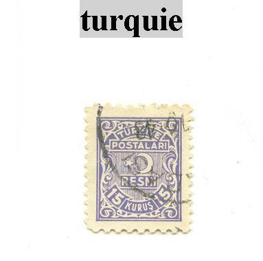 Timbre De Turquie - Andere & Zonder Classificatie