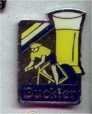 PIN'S BIERE BUCKLER ET CYCLISME (4607) - Wielrennen