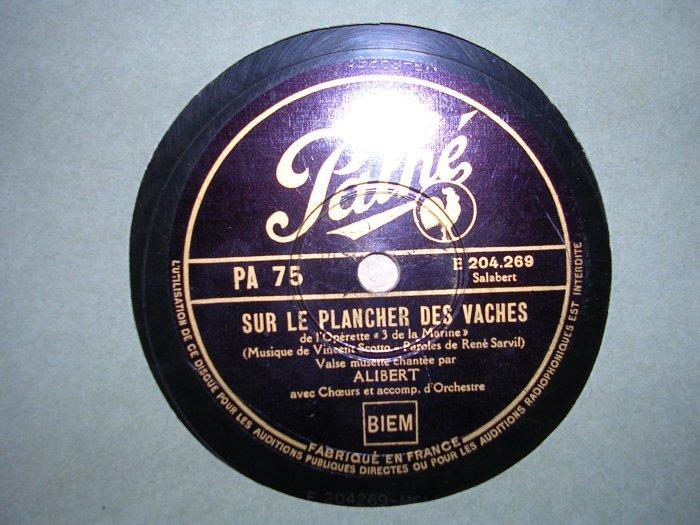 ALIBERT Et Gaby SIMS. - 78 Rpm - Schellackplatten