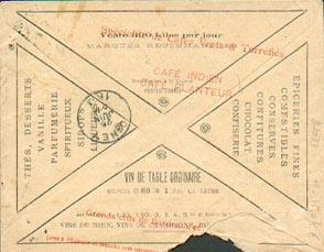 N°46 - 10 C. Obl. Sc BRUXELLES 5 S/L. à En-tête MAUSSION Exposition De BRUXELLES 1888 Vers Ciney -- 1033 - 1884-1891 Leopoldo II