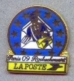 PIN'S LA POSTE 09 ROCHECHOUART SIGNE BALLARD (5192) - Administraties