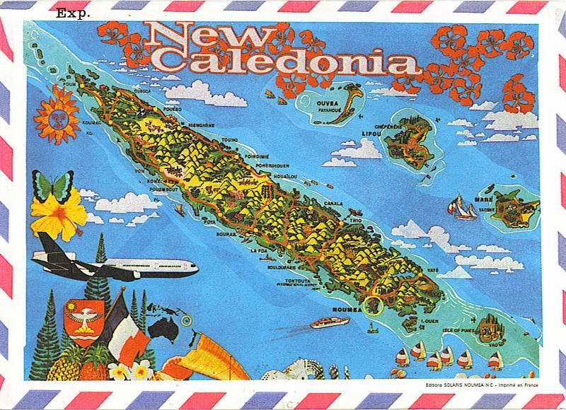 Nlle Caledonie : Enveloppe Illustrée  Pour La France 1984. Superbe ! - Autres & Non Classés