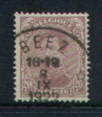 140 Met Sterstempel * BEEZ * - 1915-1920 Albert I