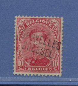 138 Met Naamstempel  BRUXELLES / BRUSSEL  (noodstempel) - 1915-1920 Albert I