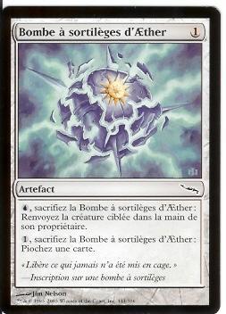 MTG Bombe à Sortileges D´Aether + Cle Galvanique  MINT - Artefactos