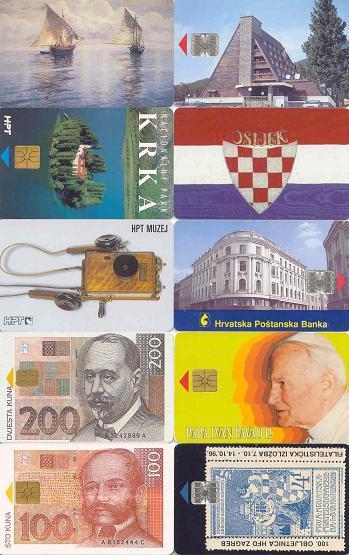 CROATIA *  KROATIE  10 TELECARTES  (2) PHONECARDS * TELEFONKARTEN - Croatia