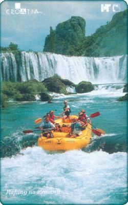 Croatia - Croatie - Waterfalls - Chutes - Falls - Chute D`eau - Waterfall - Cataracte - Fall - RAFTING  NA ZRMANJI - Kroatien