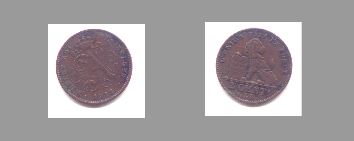 2 CTS 1912 FR - 2 Cent