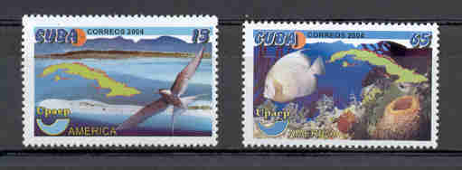 SERIE TIMBRES CUBA POISSON ET OISEAU - UPAEP L' AMÉRIQUE - NOUVEAU MNH - Sonstige & Ohne Zuordnung