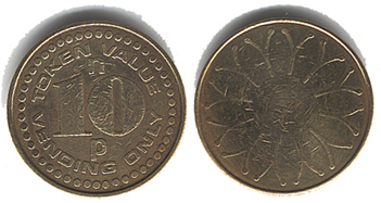 10 P Token  Vending Only Lt - Notgeld