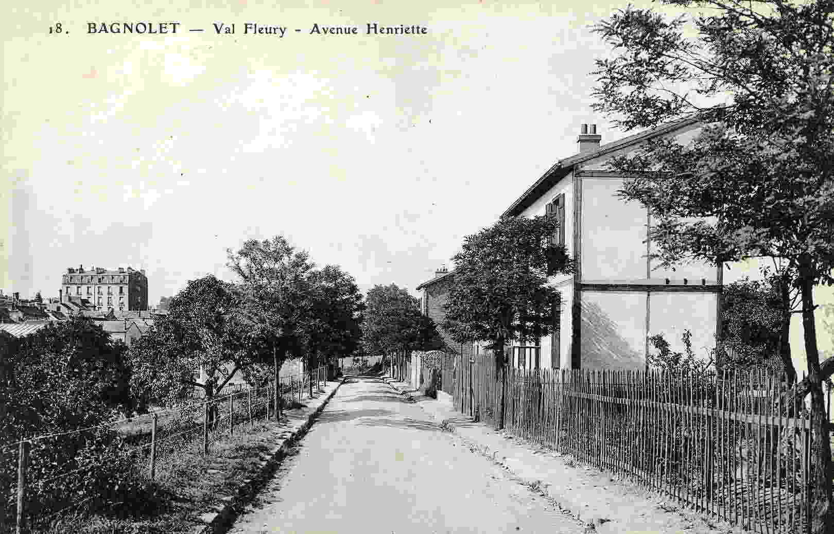 BAGNOLET - Val Fleury - Avenue Henriette - Bagnolet