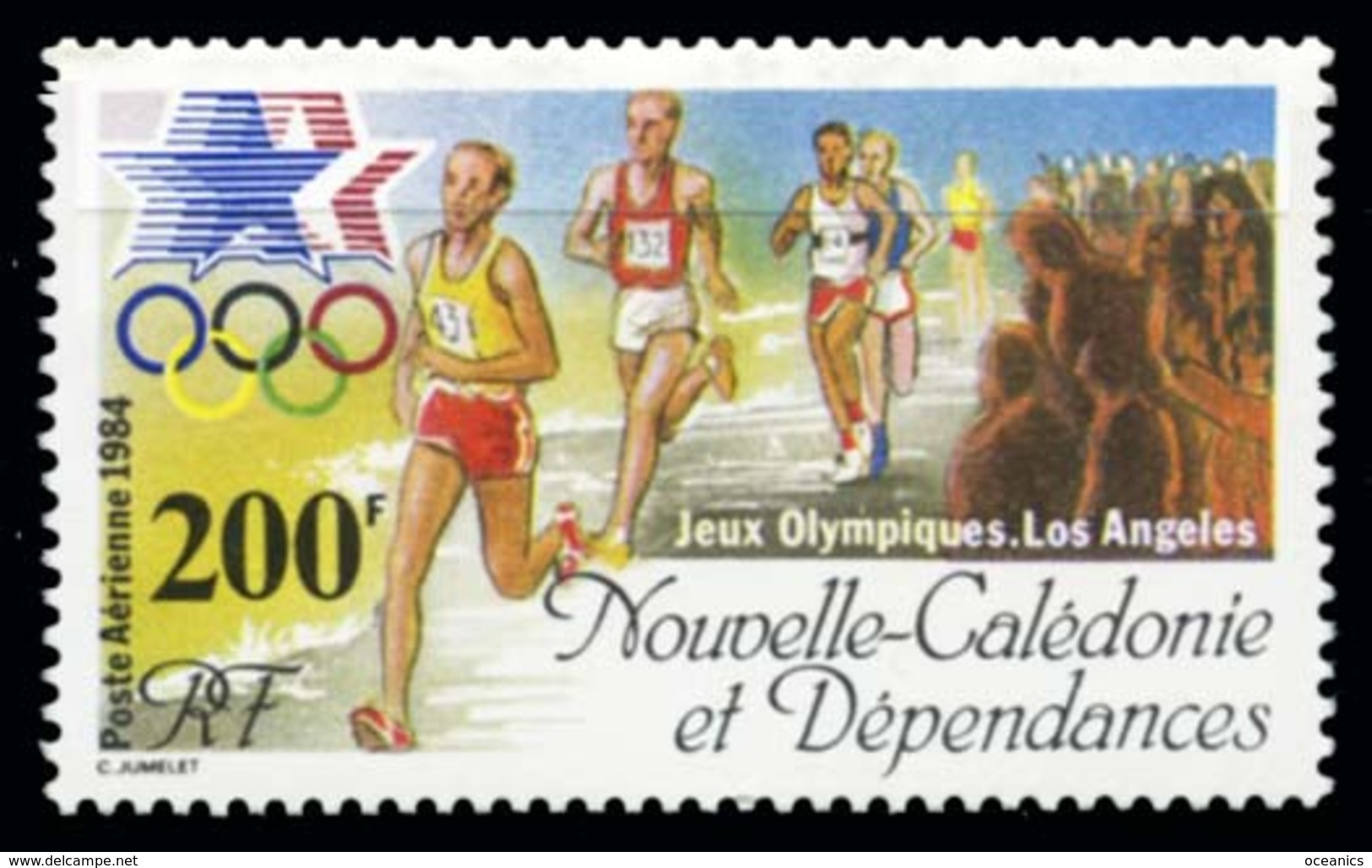 Nouvelle Calédonie (Y/T No, PA-242 - Olympique 1984) [**] - Neufs