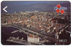 SPLIT   ( Croatie - Old & Rare GPT System Magnetic Card ) - Code 4CRO - Croatia