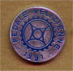 PIN'S CYCLISME PEDALE VELIZIENNE 1991 (10043) - Cyclisme