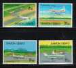 SAMOA 1970 AIRCRAFT SET OF 4 NHM - Samoa