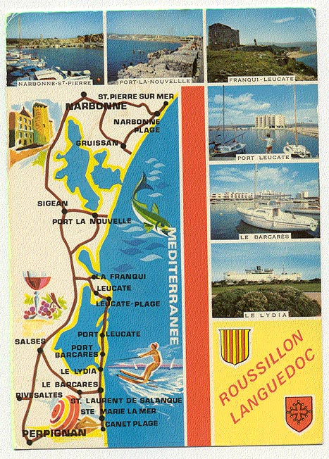 LANGUEDOC ROUSSILLON  -  De Narbonne  à  PERPIGNAN - Languedoc-Roussillon