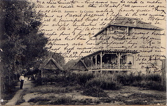 AUVERS  LE CASINO  1905 - Auvers Sur Oise