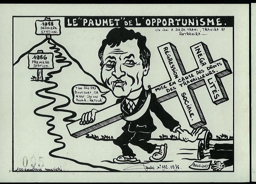 CP LARDIE - N°692 - LE "PAUME" DE L'OPPORTUNISME - 09/1985 - 100 Exemplaires - Lardie