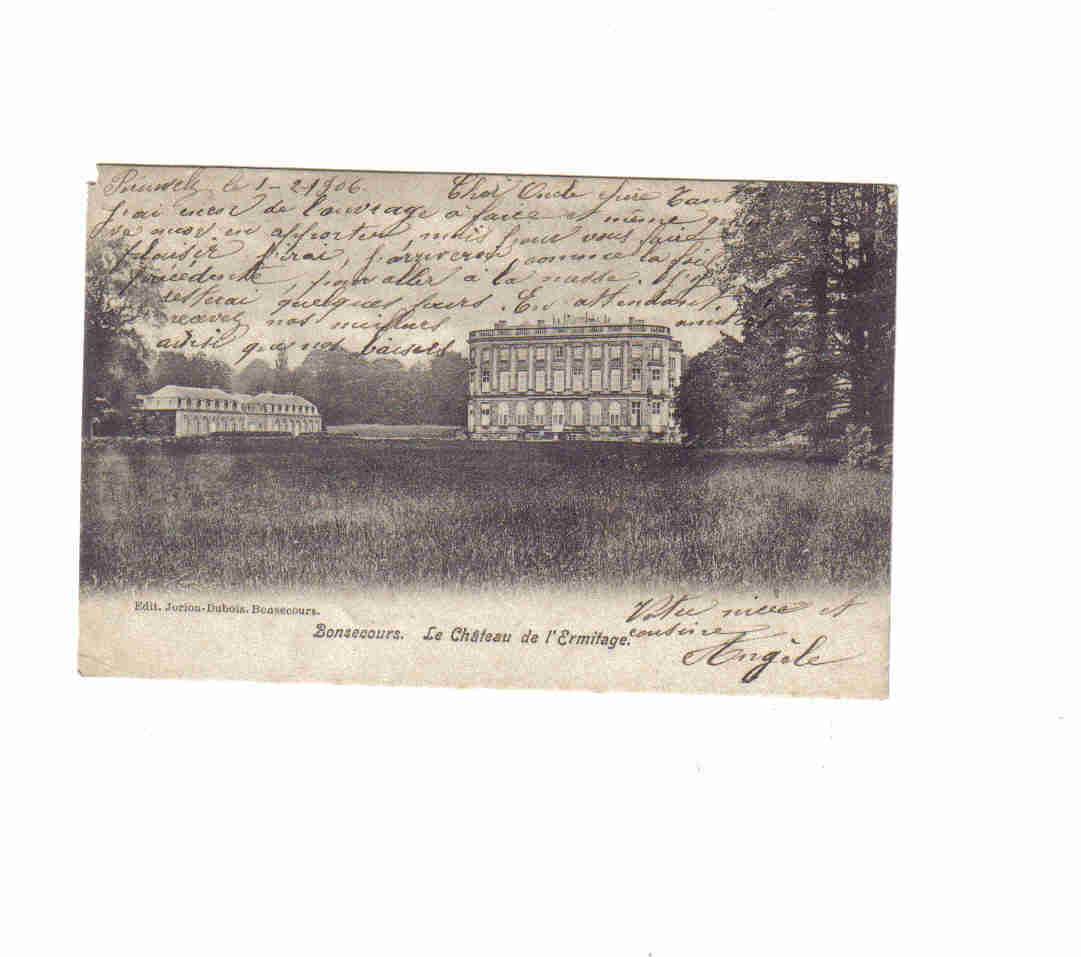 Bon-secours Peruwelz Le Chateau De L´ermitage 1906 - Péruwelz