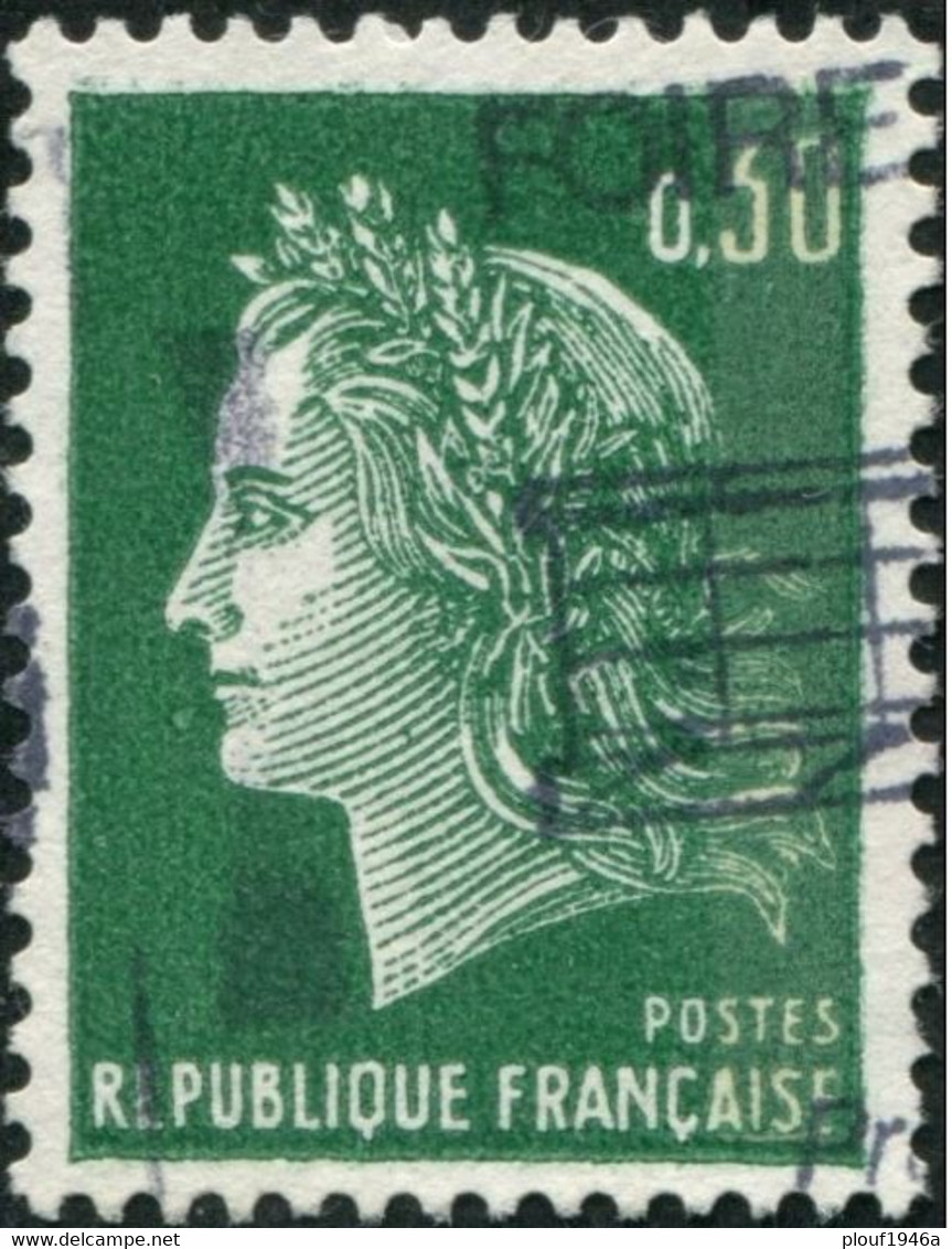 Pays : 189,07 (France : 5e République)  Yvert Et Tellier N° : 1611 B (o) - 1967-1970 Marianne Of Cheffer