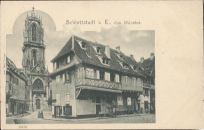 67 Sélestat Schlettstadt Das Munster Belle Carte Nuage Animée - Selestat