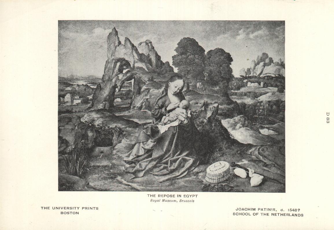 The Repose In Egypt Par Joachim Patinir - Other & Unclassified