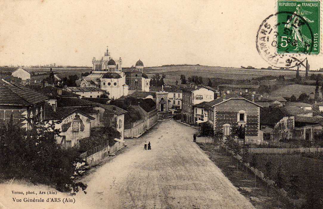 01 ARS Vue Générale, Ed Vernu, 1913 - Ars-sur-Formans