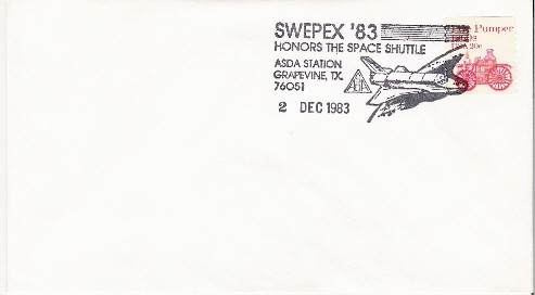 USA                         Cachet Spécial Sur Lettre                        02.12.1983 - USA