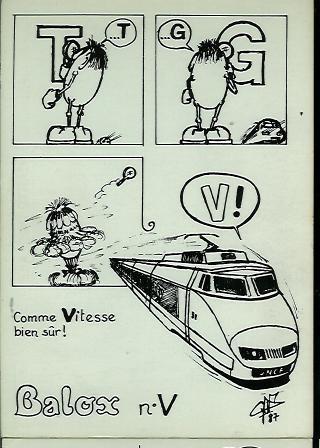 CP SIZI - N° 61 - ILLUSTRATEUR Georges Nemoz - Balox N° V - TGV - 1988 - 150 Ex - Sizi