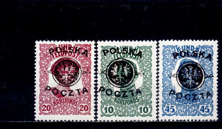 M1820 - Pologne Yv.no.108/10 Neufs* - 25,50 - Nuovi